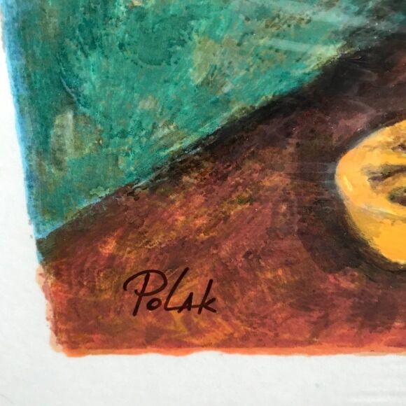 "Still Life with Lemon" by Dimitri Polak Serigraph - Picture 5 of 7